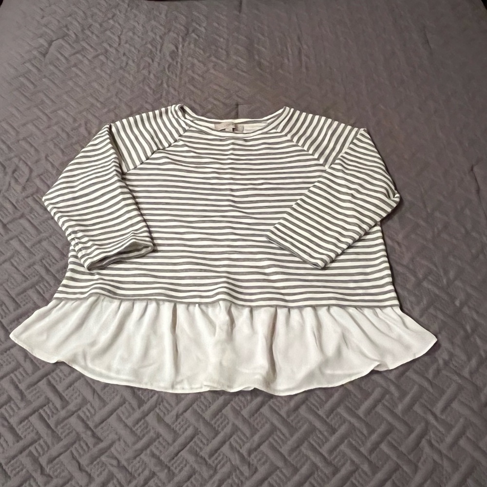 Loft Layered Look Top